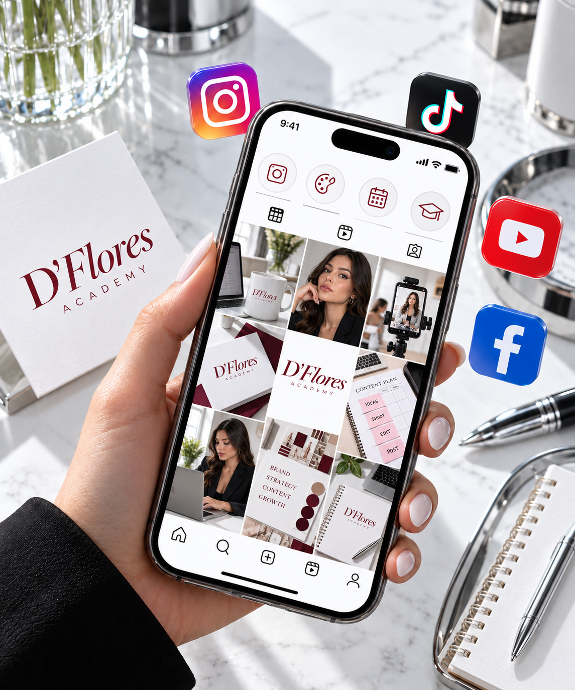 Identidad visual y marketing para redes